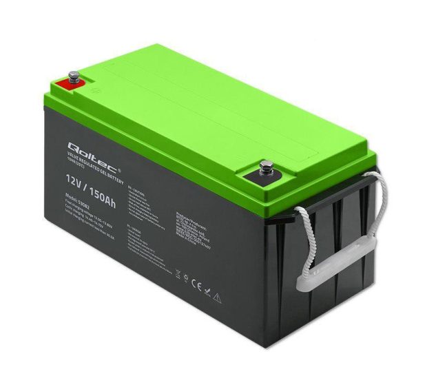 Qoltec Akumulator żelowy 12V 150Ah GEL 42,3kg - 1136799 - zdjęcie 2
